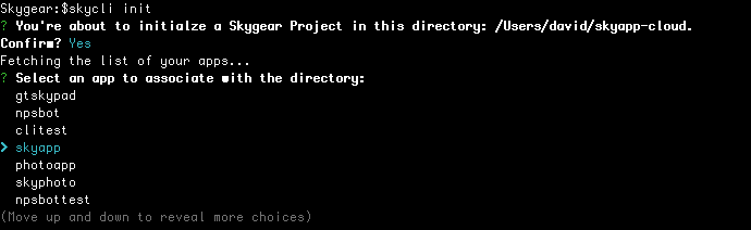 Init a cloud code folder